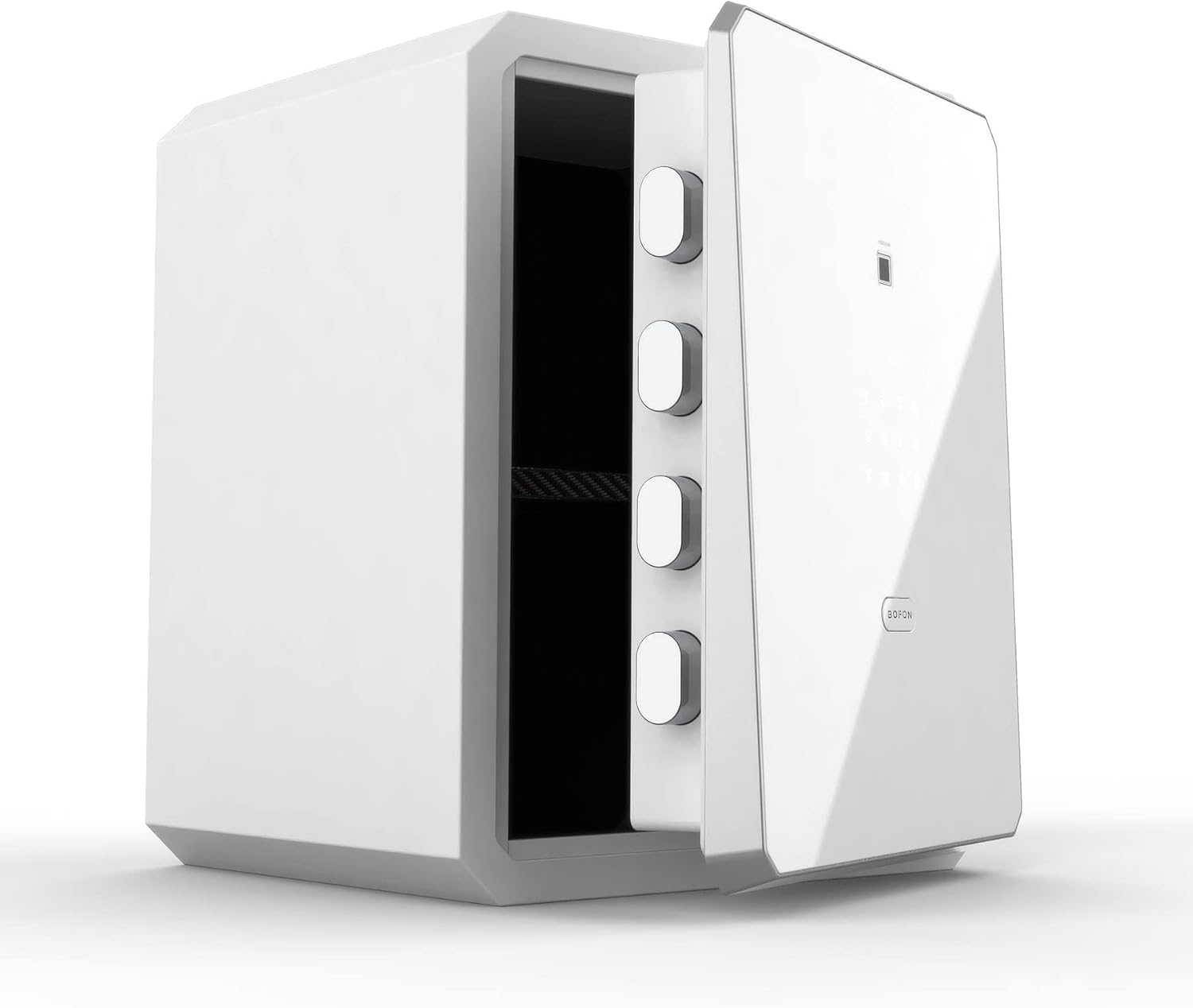 Fingerprint Password Safe Box with Key, Cabinets for Home Offcie,Lock Box,Security Box,Biometric safe,W-series 2.1Cubic feet BOFON