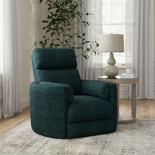 Parker Living Radius - Peacock Power Swivel Glider Recliner for Adults with U...