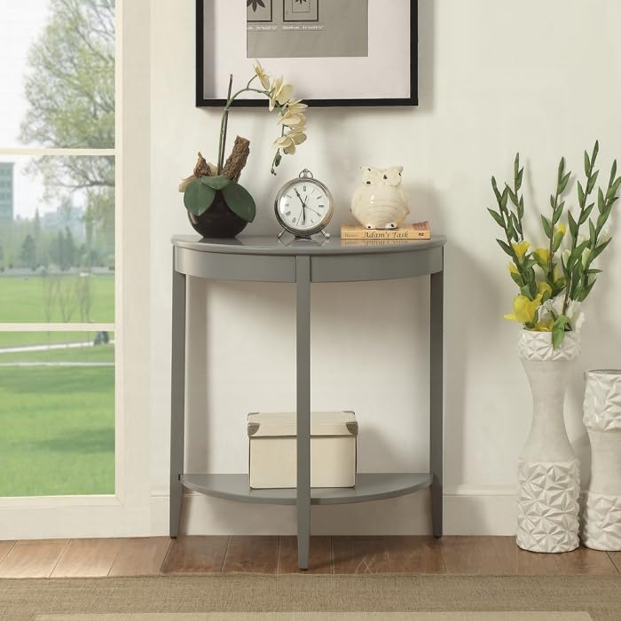 Gray Console Table