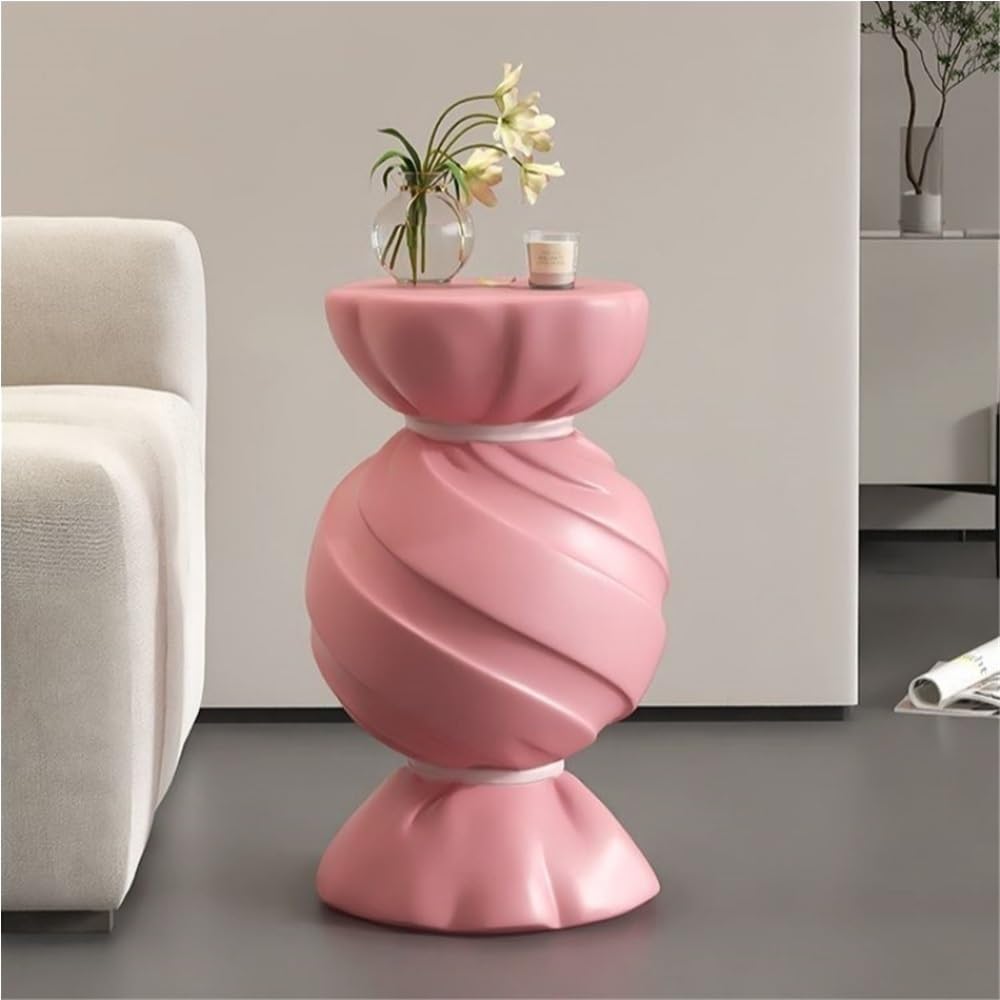 Candy Shape Side Table, Creative End Tables for Home, Simple Style Bedside Ta...
