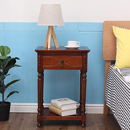 Telephone Table, American Bedside Table with Drawers,The Sofa Beside The Cabi...