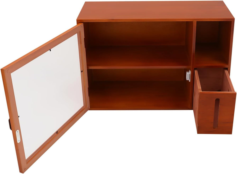 Gdrasuya10 Wooden Countertop Storage Cabinet Kitchen Small Pantry, Kitchen Co...