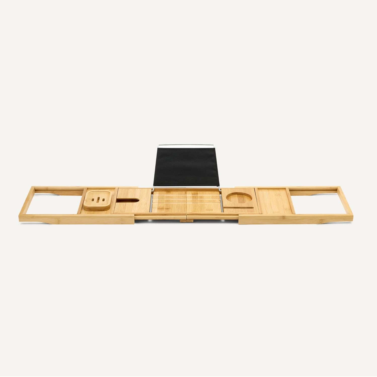Amazon Basics Expandable Bamboo Bathtub Tray, 43" x 1.3" x 1.3"