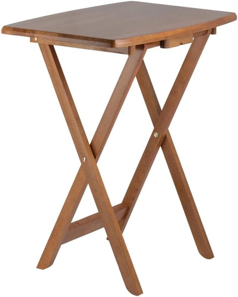 Pemberly Row 24" W x 12" D Transitional Oversized Solid Wood Snack ...