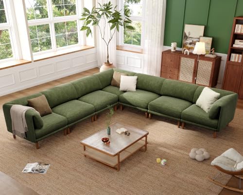 Cloud Sectional Couches for Living Room,Modular Sectional Sofa,Green | Extra ...