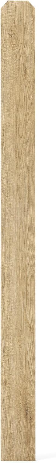 JAXPETY 6ft Dog-Ear Fence Picket 5.9 x 0.5in Fir Wood Fence Boards 50-Pack
