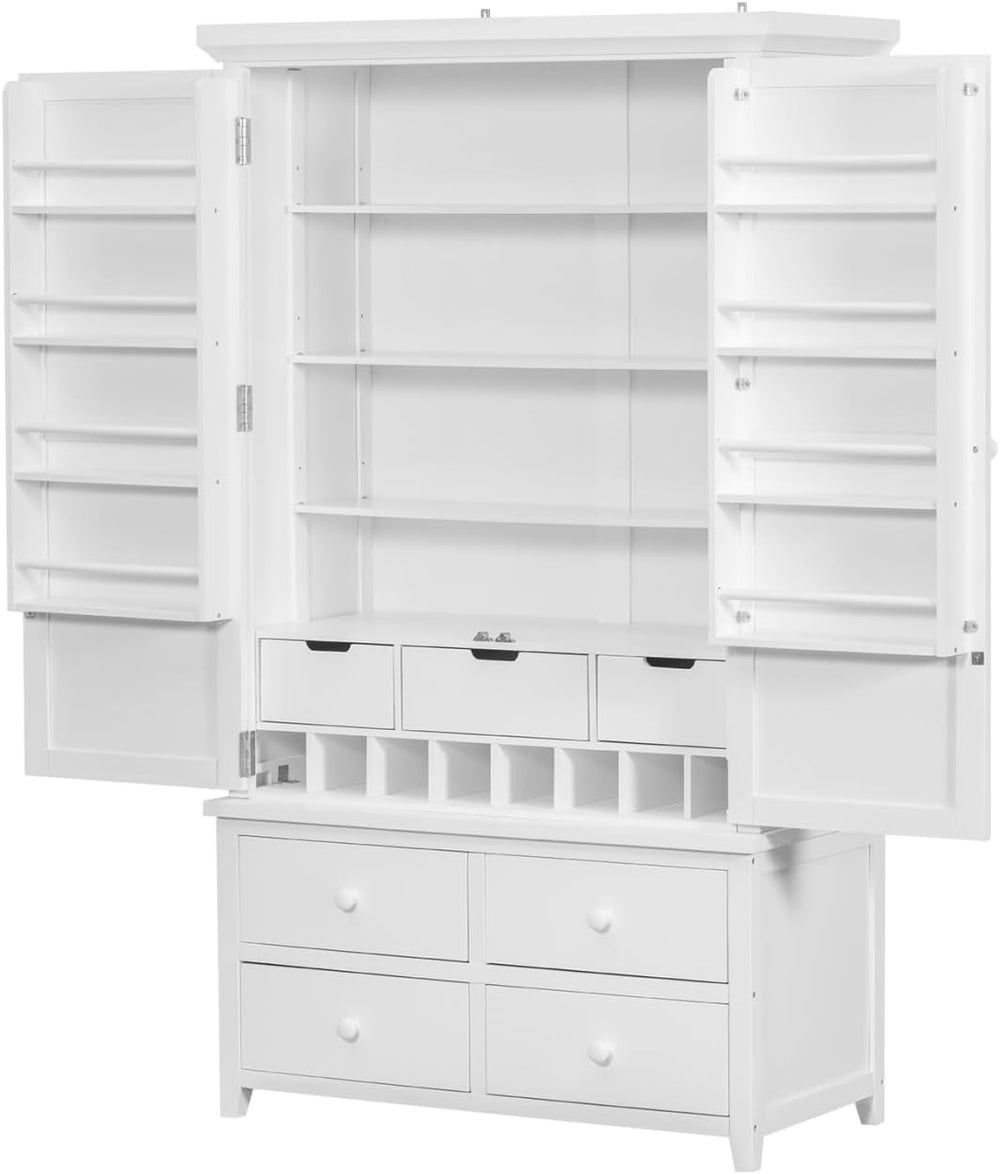 roomfitters Kitchen Pantry Organizers and Storage Kitchen Cabinet, Storage Hu...