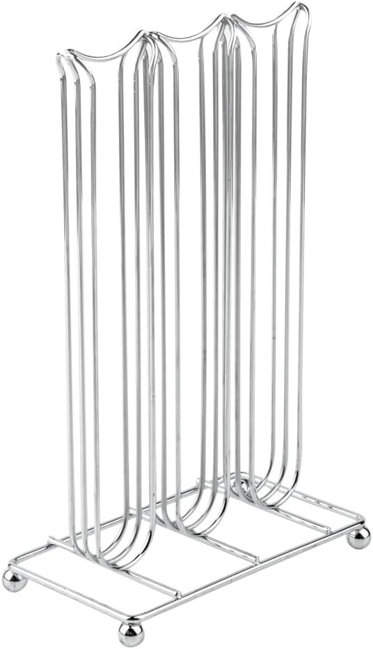 Restaurantware Restpresso 6.5 x 3.7 x 10.4 Inch Coffee Capsule Holder 1 Durable Pod Stand - Holds 42 Nespresso Capsules 4 Raised Legs Iron Espresso Pod Organizer Pods Not Included (Pack of 2)