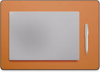 Jotsome Leather Desk Pad Mat, Non-Slip Desk Blotter Pad - Desk Protector for Office, Home, Lap Desk, Laptop, and Desktop, Gift for The Holidays or Christmas (Tan, 17" x 12")