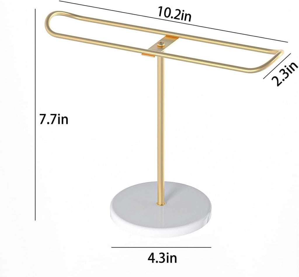 Headband Holder Organizer,Head Band Stand For Girls Room,Mouse Ear Storage For Women,Hair Accessories Display Rack (Metal Golden Headband Holder)