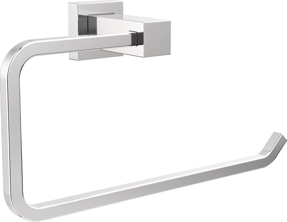 Delta Faucet Velum Towel Ring, Chrome Bathroom Wall Mounted Ring, Hand Towel ...