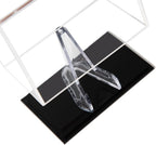 Belt Buckle Display Case Stand Holder Clear Acrylic Box Protected Cabinet Shelf Rack Protection Storage Cover Collections