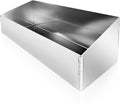 Aluminum Multi Use Storage Cabinet Holder Shelf Length 20" Accommodate 3 to 4 Gallon Jugs Suitable for Store Garages Enclosed Racing Trailers Work Areas Snowmobile Automotive Parts Silver