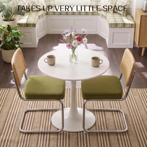 3 Piece Round Dining Table and Chairs Set for 2