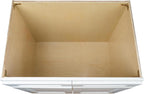 Hollywood Fabiani Design Sink Base Kitchen Cabinet 36 in. W x 24 in. D x 34-1/2 in. H, Shaker White - Solid Wood Frame, 1/2-Inch Cabinet-Grade Plywood Box, Soft-Close Doors, Ready to Assemble