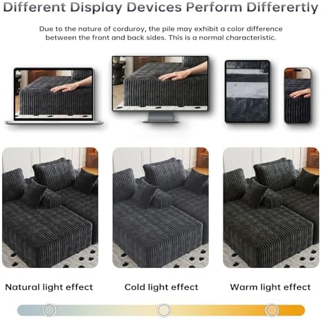 108" Modular Sectional Cloud Couch for Living Room Deep Seat L Shapes Co...