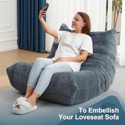 Hobestluk Big Bean Bag Chairs for Adults Fireside BeanBag Couch Togo Sofa | E...