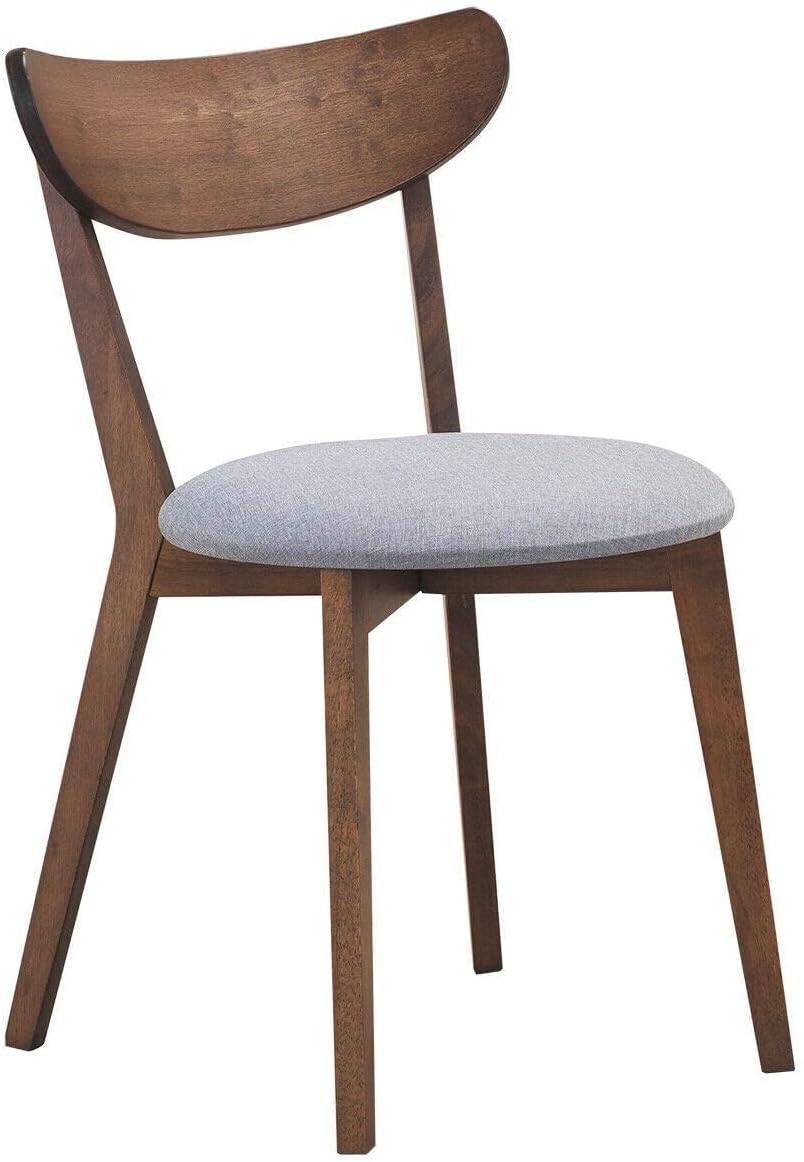 COSTWAY Dining Chairs Set of 6, Mid-Century Modern Kitchen & Dining Chair...