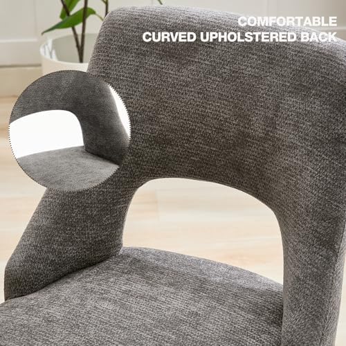UVV Wooden Dining Chairs Set of 4, Mid Century Modern Upholstered Dining Room...