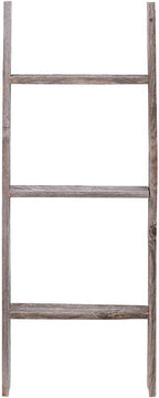 3' Reclaimed Barnwood Rustic Ladder