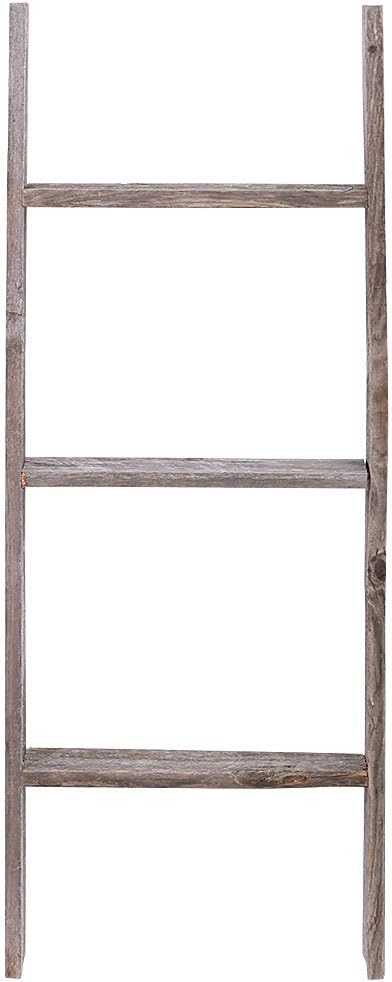 3' Reclaimed Barnwood Rustic Ladder