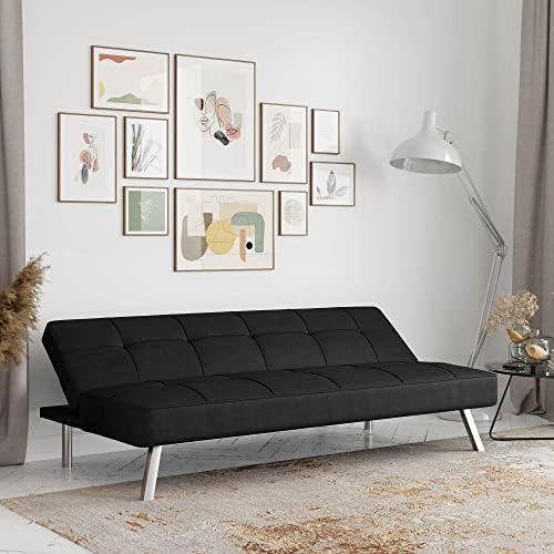 Serta® Rane Futon Sofa Bed 66.1", 3-in-1 Convertible Couch Sleeper for S...