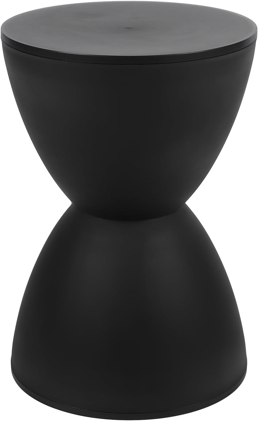 Hourglass Shaped Stool, Modern Side Table Round End Table Stool Attracting At...