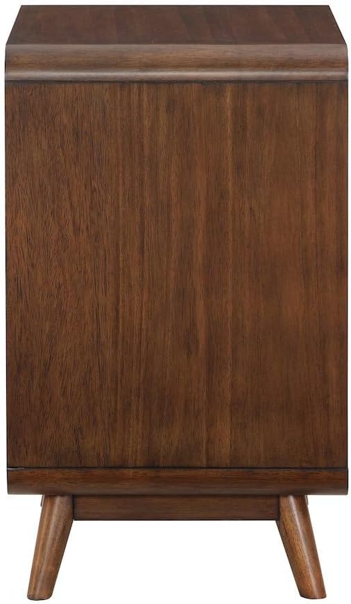 Starlight Canyon Home Brown Wooden Nightstand with Drawer - 1 Drawer Side Tab...