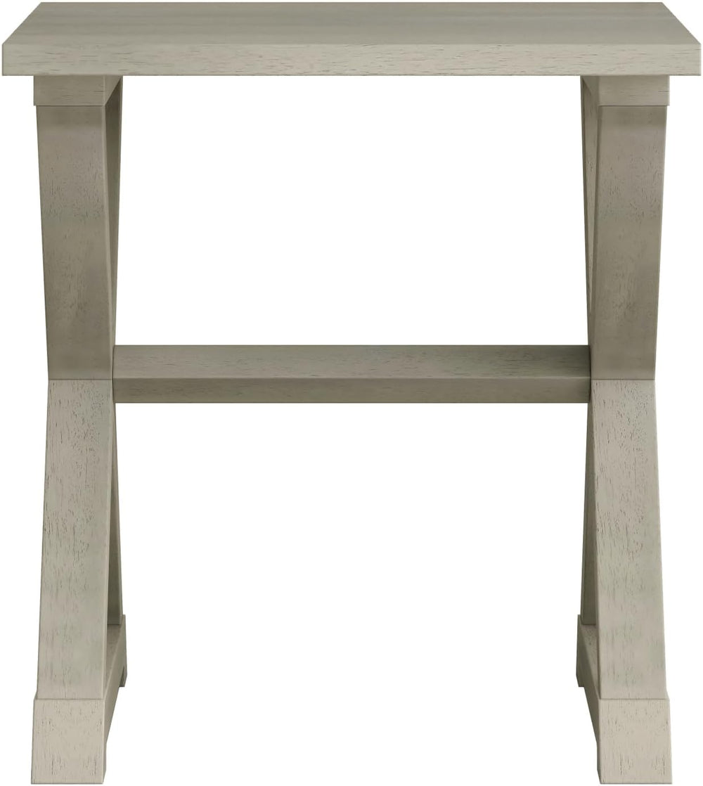 End Side Table, Modern Simplistic End Table, Night Stand, Open Shelf Design X...