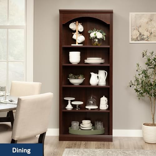 Sauder Miscellaneous Storage Bookcase, Select Cherry Finish