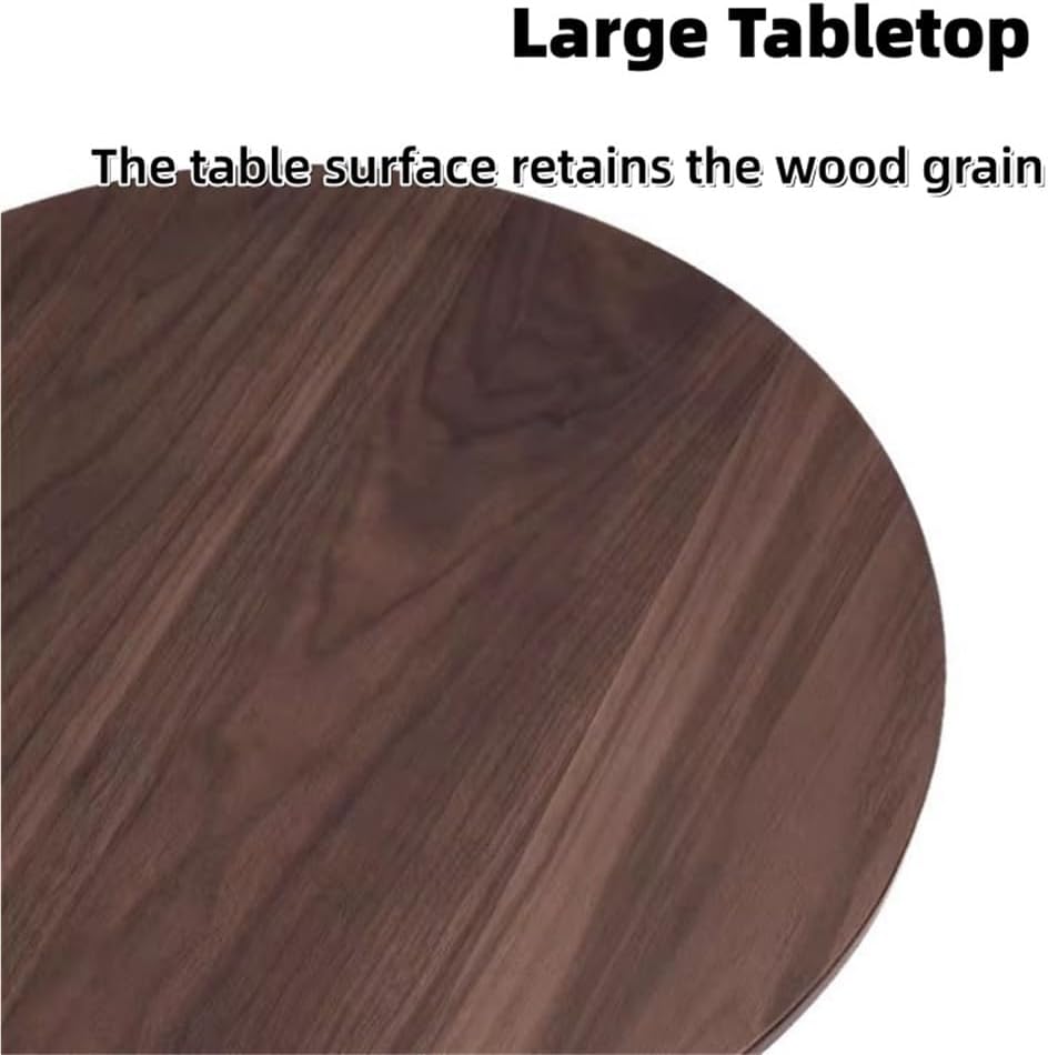 Wooden Round Side Table, Creative Small End Table for Small Spaces, Modern Ni...