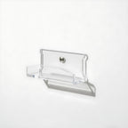 Clear Acrylic CD Wall Mount Display – Floating Compact Disc Holder hanger with Single-Screw Installation – Minimalist Wall Storage Organizer for Music Collections and Collectors