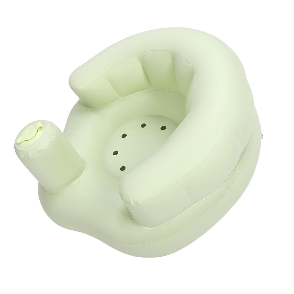 Inflatable High Chair Cute Safe Support Seat Easy To Inflate Portable for Bathing Play Feed PVC