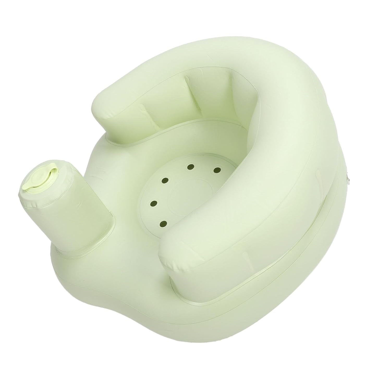 Inflatable High Chair Cute Safe Support Seat Easy To Inflate Portable for Bathing Play Feed PVC
