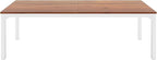 Tribesigns 6.5FT Conference Table, 78.7 Inche Rectangle Meeting Seminar Table, Large Business Tables for 6-8 People (Only Table) (Walnut+White)