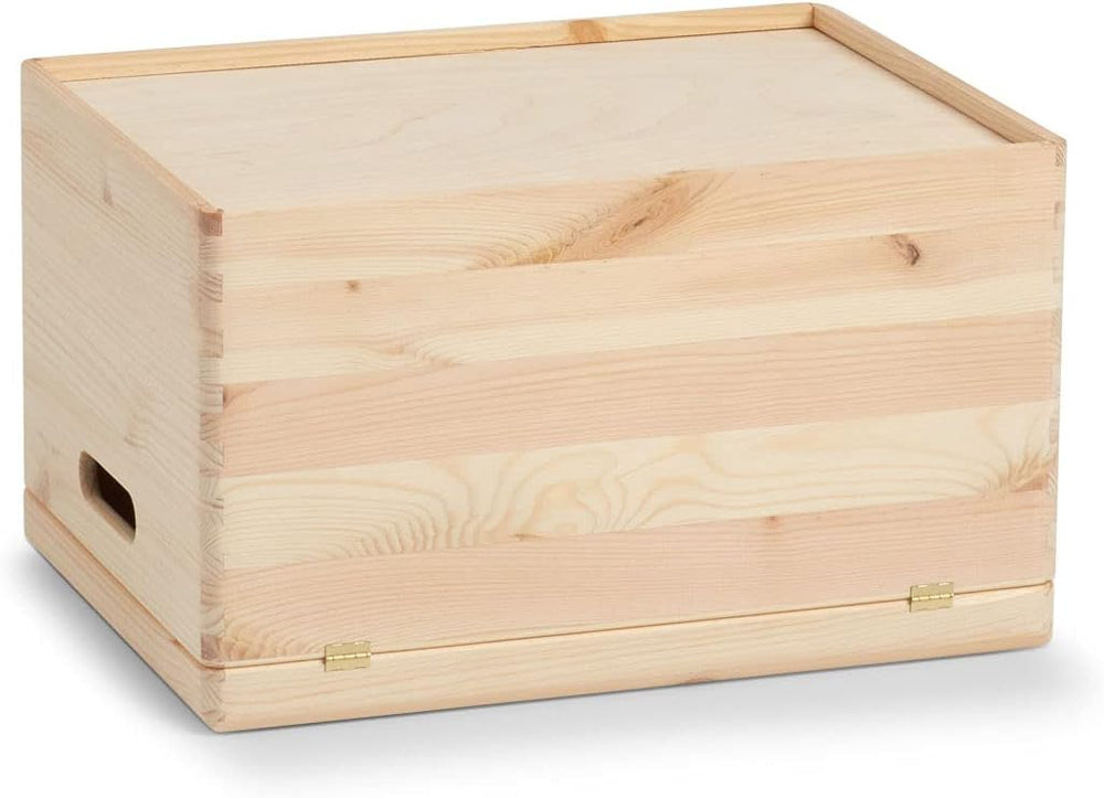 Zeller 13152 Boite multi-usage en bois de conifère avec couvercle, 40 x 30 x ...