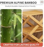 The 9-Tier No-Assembly Bamboo Rack, 2026 Upgraded Foldable Shoe Organizer , Tall Narrow Corner Shoe Shelf / Storage Stand for Entryway Closet Dorm, 2-9 Tiers, Natural or Tea Color (Nature,9Layer)