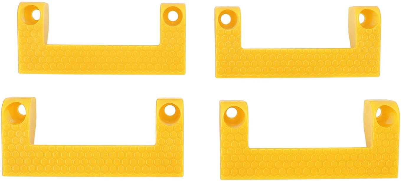 Fdit Premium 4 Piece Tape Measure Holder Set, Power Tool Ladder Storage Holder for Garage Organization, Workshop Accessories