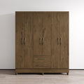 Meble Furniture Panama Wardrobe — Contemporary Design — 71.7H x 60.2W x 19D inches — Brown