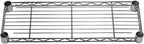 Shelving Inc. 8" d x 24" w Chrome Wire Shelving with 1 Tier Shelf, Weight Capacity 800lbs Per Shelf