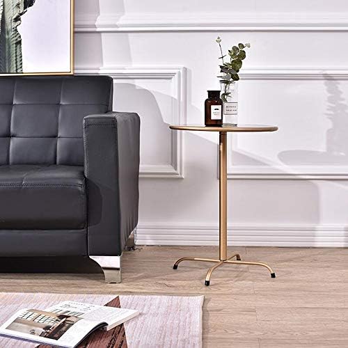 Telephone Table, Round Metal Coffee/Telephone/Bedside Table,Living Room Sofa ...