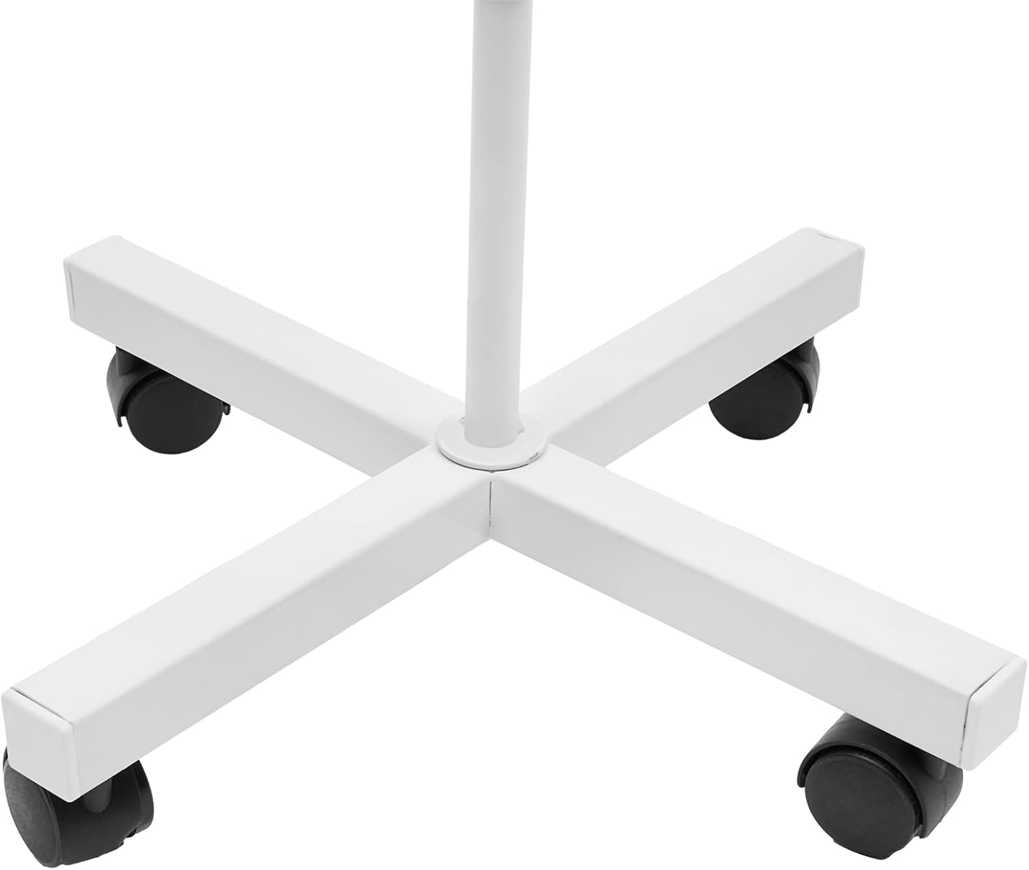 7-Tier Rotating Iron Hat Rack with Wheels & Brakes, Heavy Duty 35-Hat Organizer for Home/Store, Black Modern Free Standing Wig Display Stand, 11lbs Capacity (White)