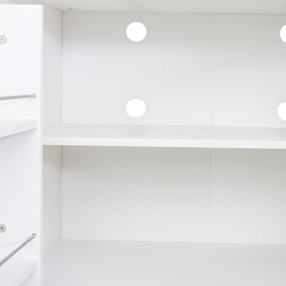 62.99" Freestanding Kitchen Pantry Cabinet with Doors & Adjustable S...