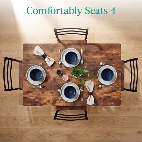 Best Choice Products 5-Piece Modern Dining Set W/Steel Frame, Space Saving Re...