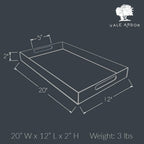 Black Acrylic Serving Tray for Vanity, Bathroom, Ottoman, Organizer and Decor with Handles (Rectangle, Large)