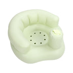 Inflatable High Chair Cute Safe Support Seat Easy To Inflate Portable for Bathing Play Feed PVC