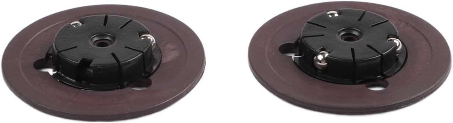 Spindle Hub CD Holder Replacement Part for PS1 and for psx Console, Plastic Motor Cover Turntable Bracket Tray to Fix Disc Read Errors, Black(2PCS)