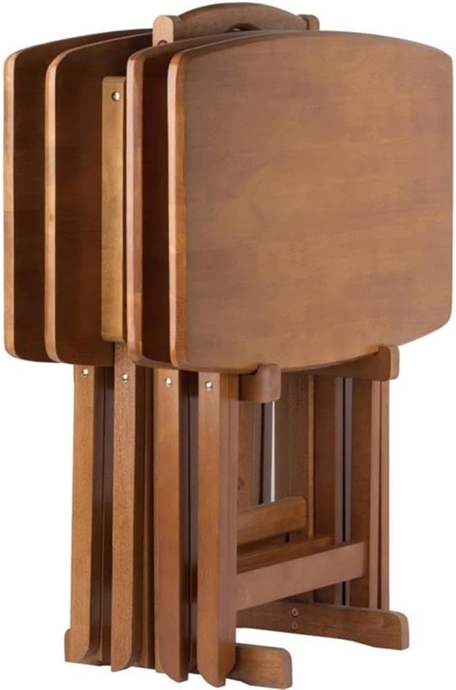 Pemberly Row 24" W x 12" D Transitional Oversized Solid Wood Snack ...