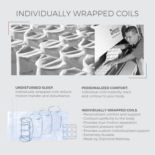 Royal Sleep Products by The Futon Factory | 10 inch Pocket Coil Futon Mattres...