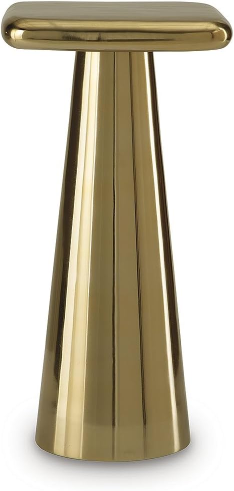 Signature Design by Ashley Dallenburg Contemporary Accent Table, Gold